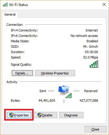 WLAN-Status