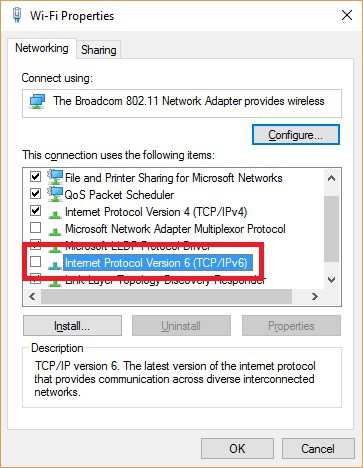 WLAN-Eigenschaften