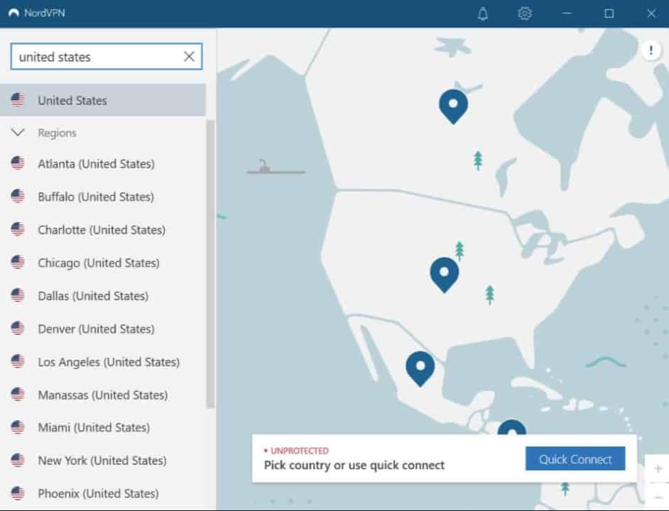 nordvpn servers
