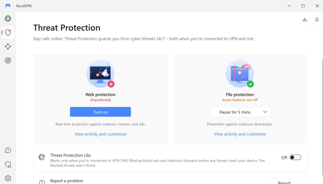 NordVPN Threat Protection