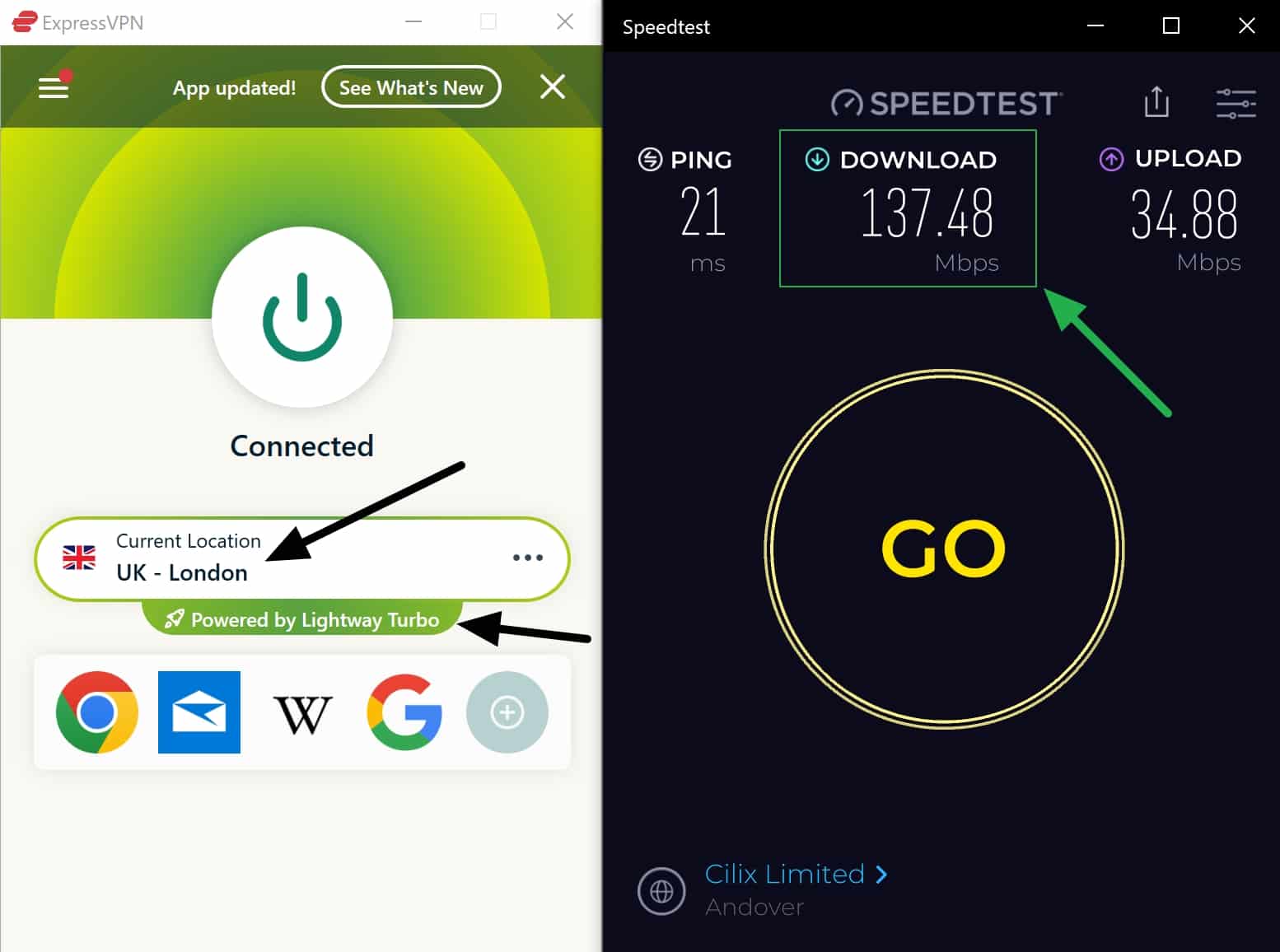 turbo speed test
