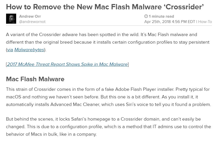 CrossRider-Malware