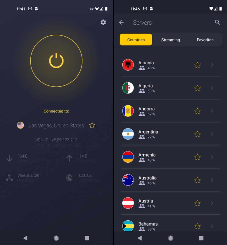 CyberGhost – Android 8