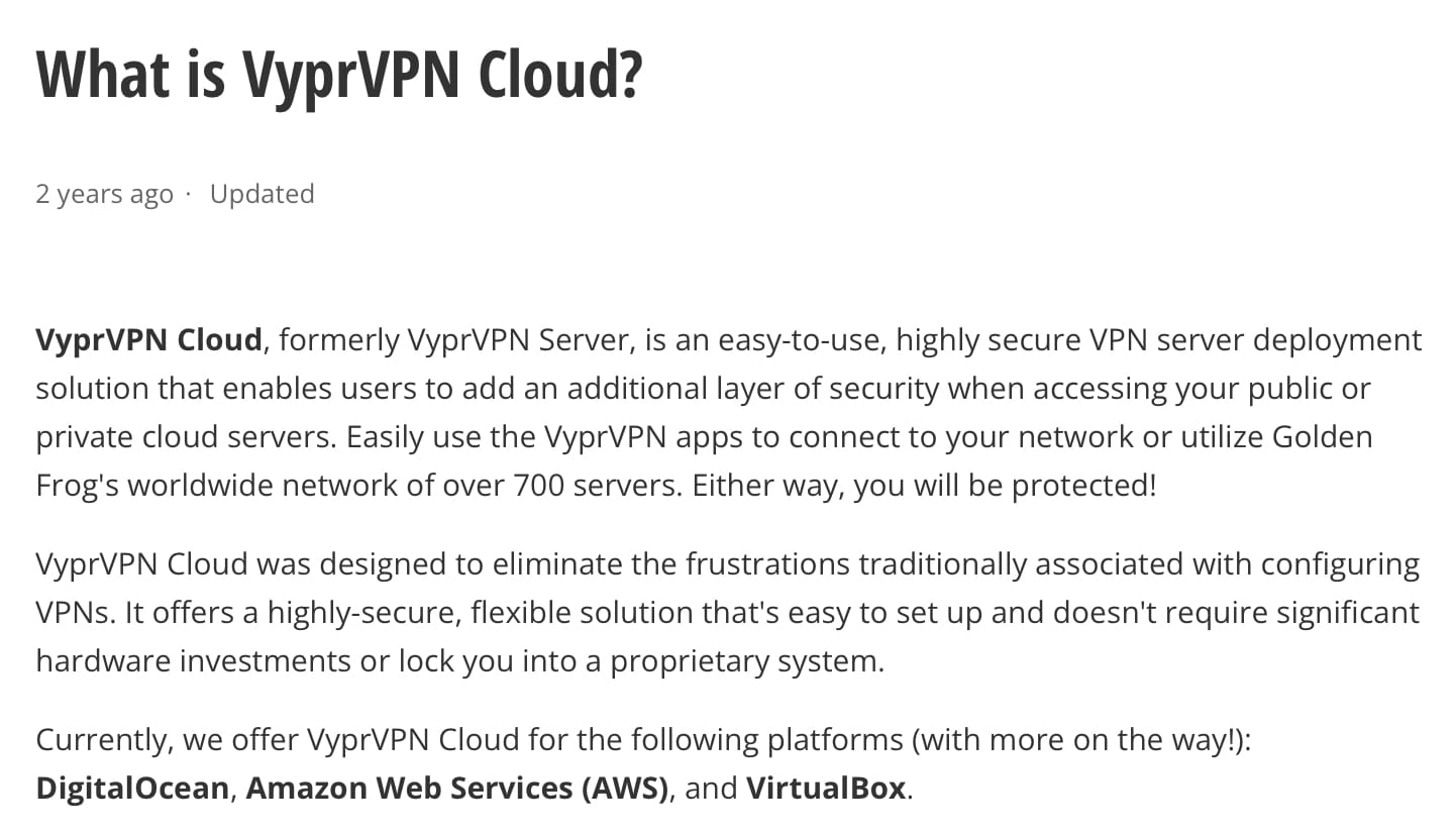 VyprVPN - VyprVPN 클라우드