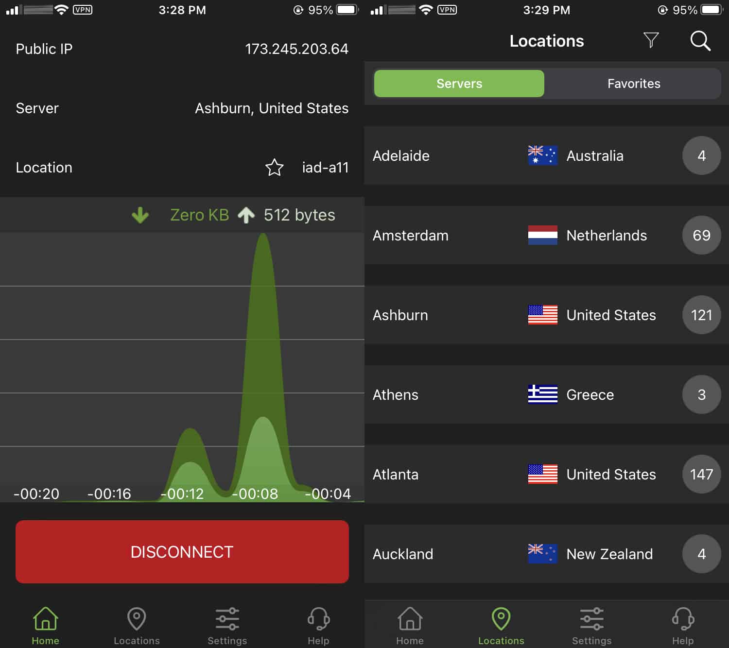 IPVanish - App per iPhone