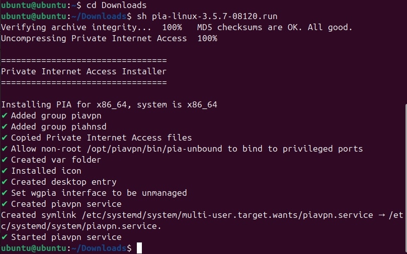 Instalar la aplicación PIA es muy fácil.