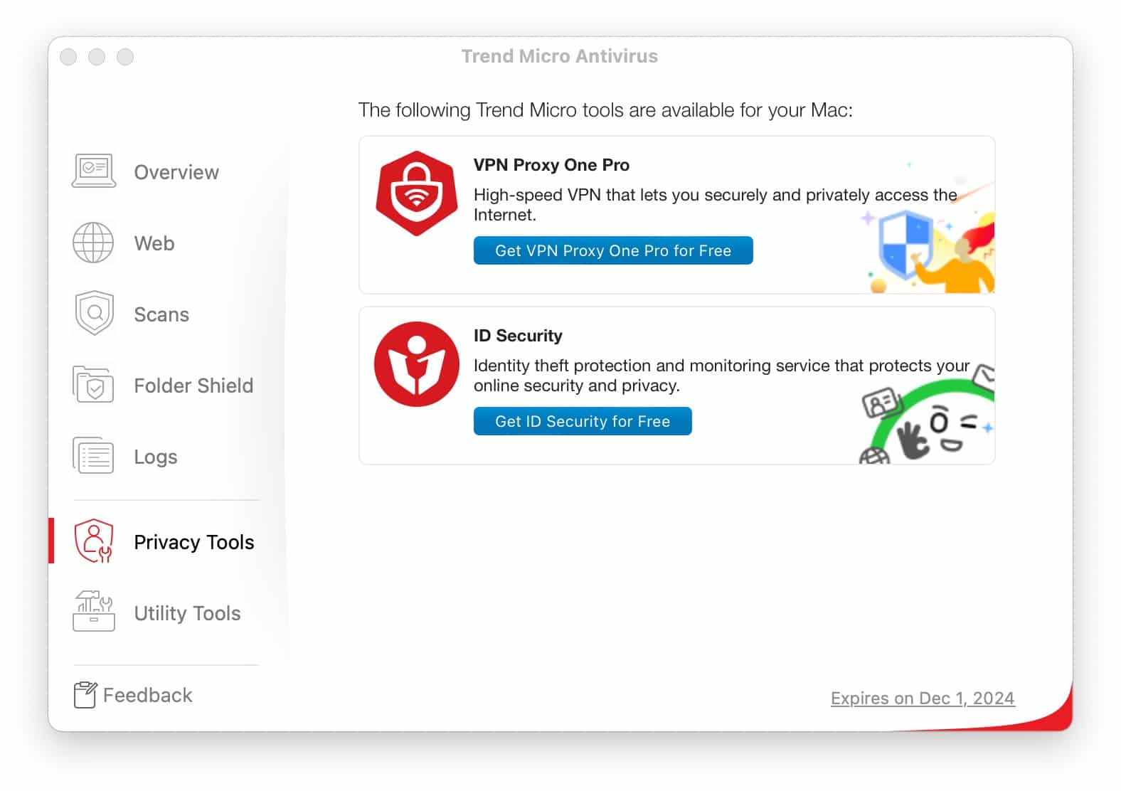 Trend Micro - Privacy Tools