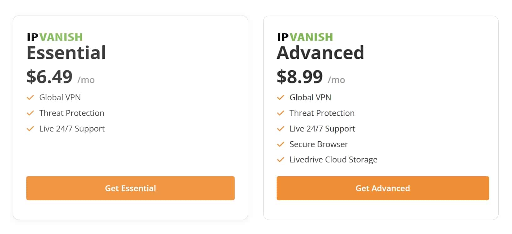 ipvanish monthly discount
