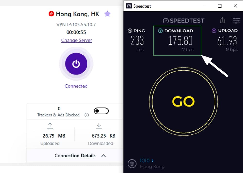 purevpn speed test hk 3