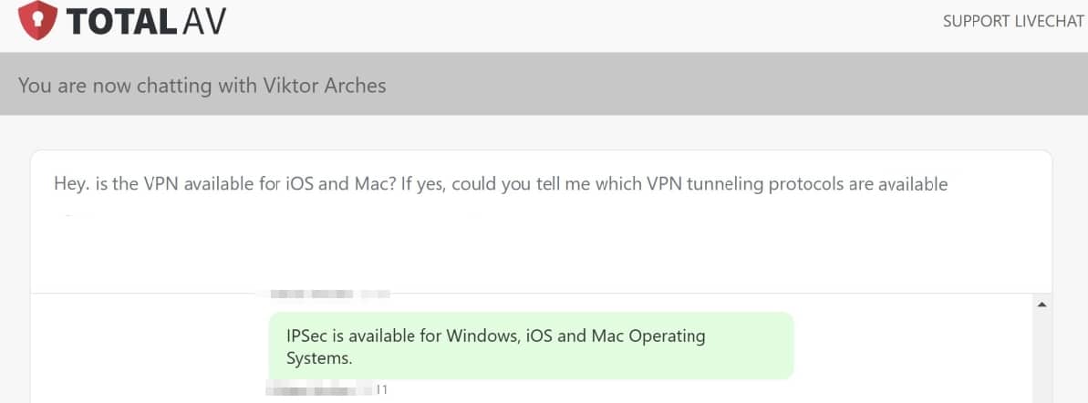total vpn support
