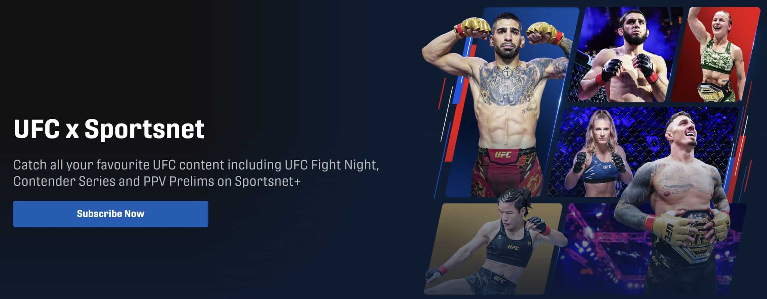 watch ufc in canada